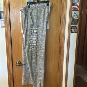 VS PINK Gray sweatpants